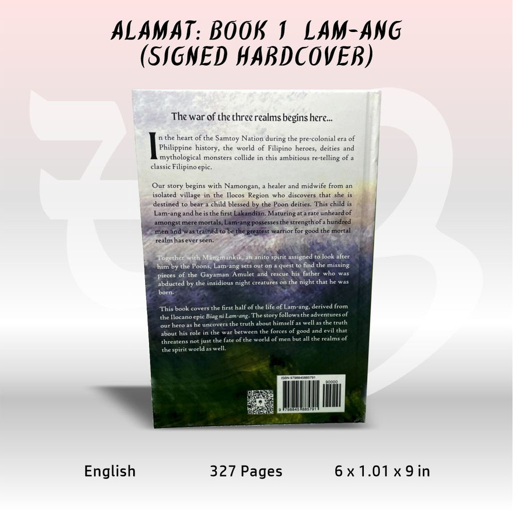 Alamat Book 1: Lam-Ang (Signed Hardcover w/ Bookmark)