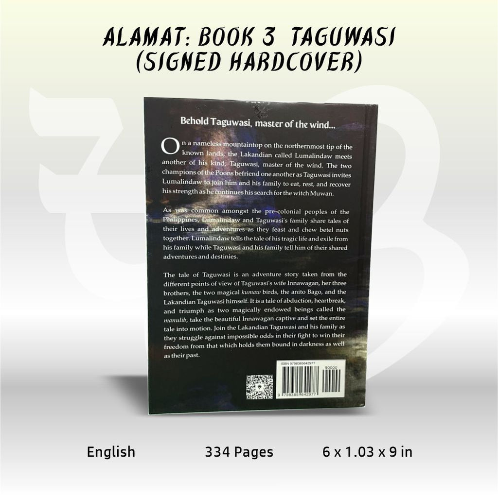 Alamat: Book 3 Taguwasi (Signed Hardcover w/ Bookmark)