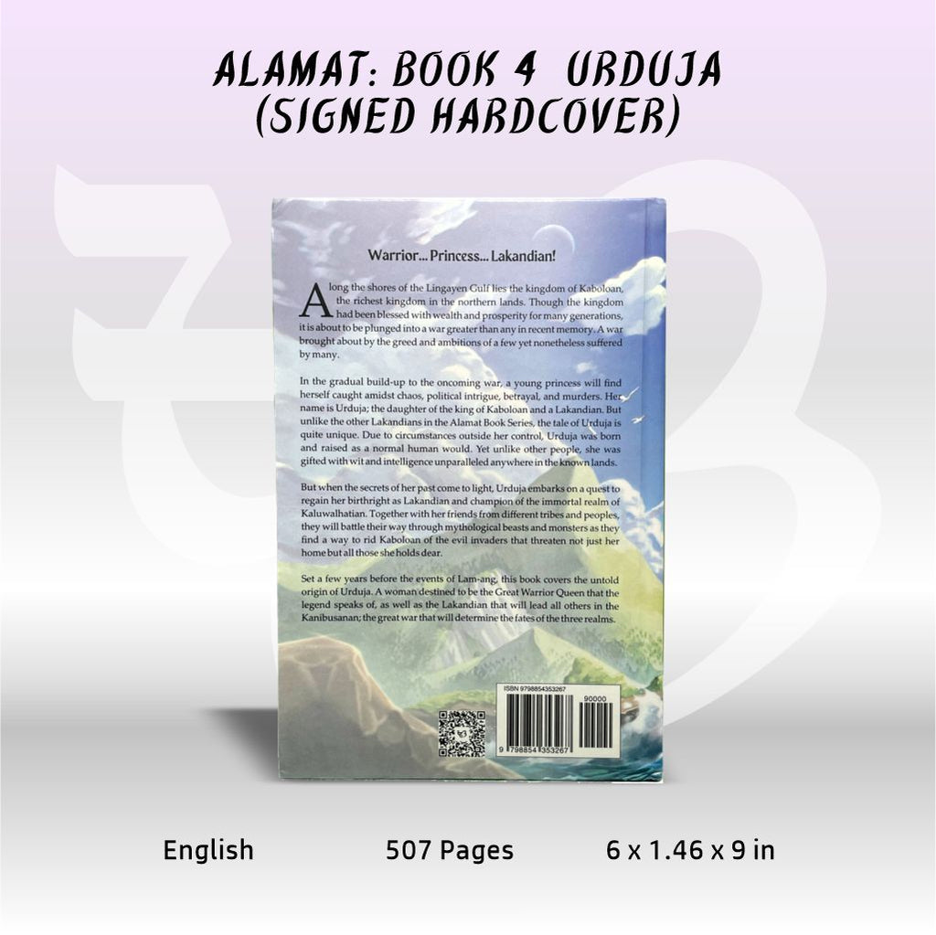 Alamat: Book 4 Urduja (Signed Hardcover w/ Bookmark)