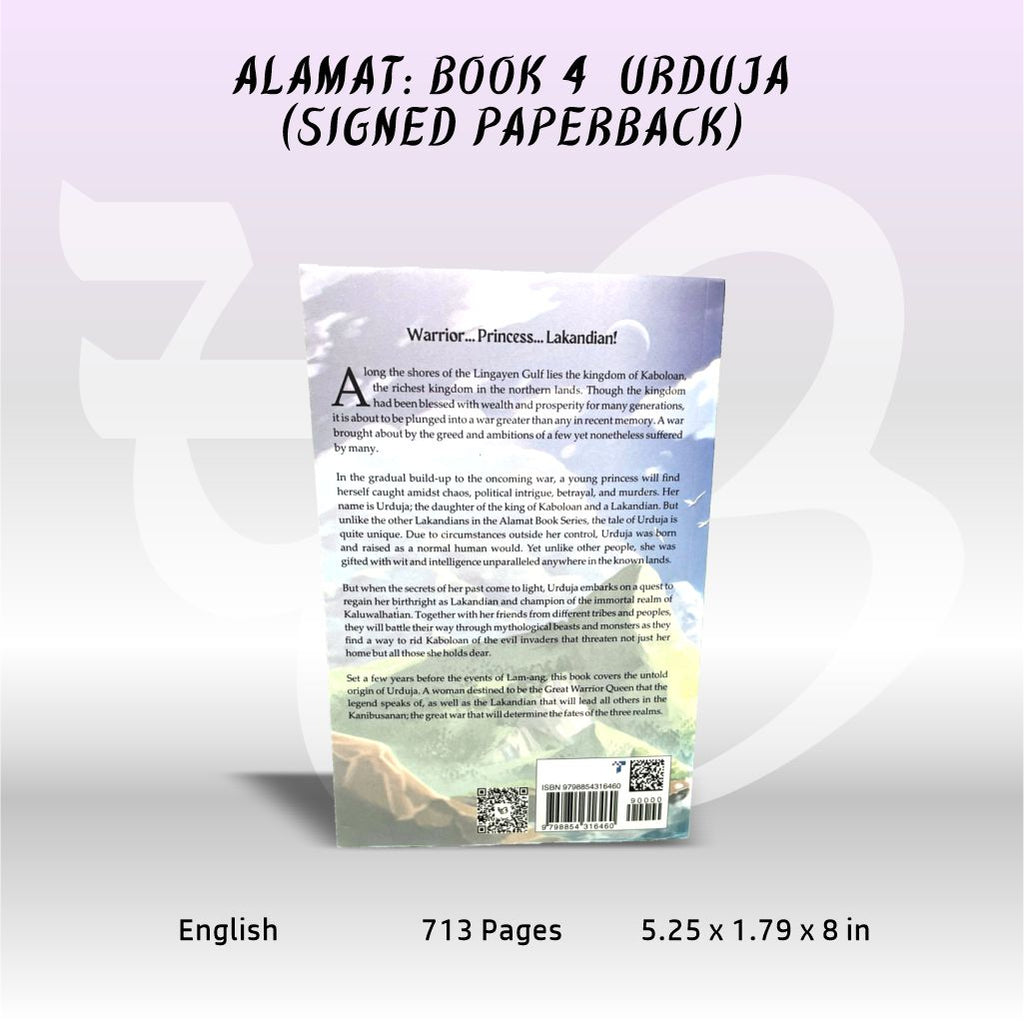 Alamat: Book 4 Urduja (Signed Paperback w/ Bookmark)