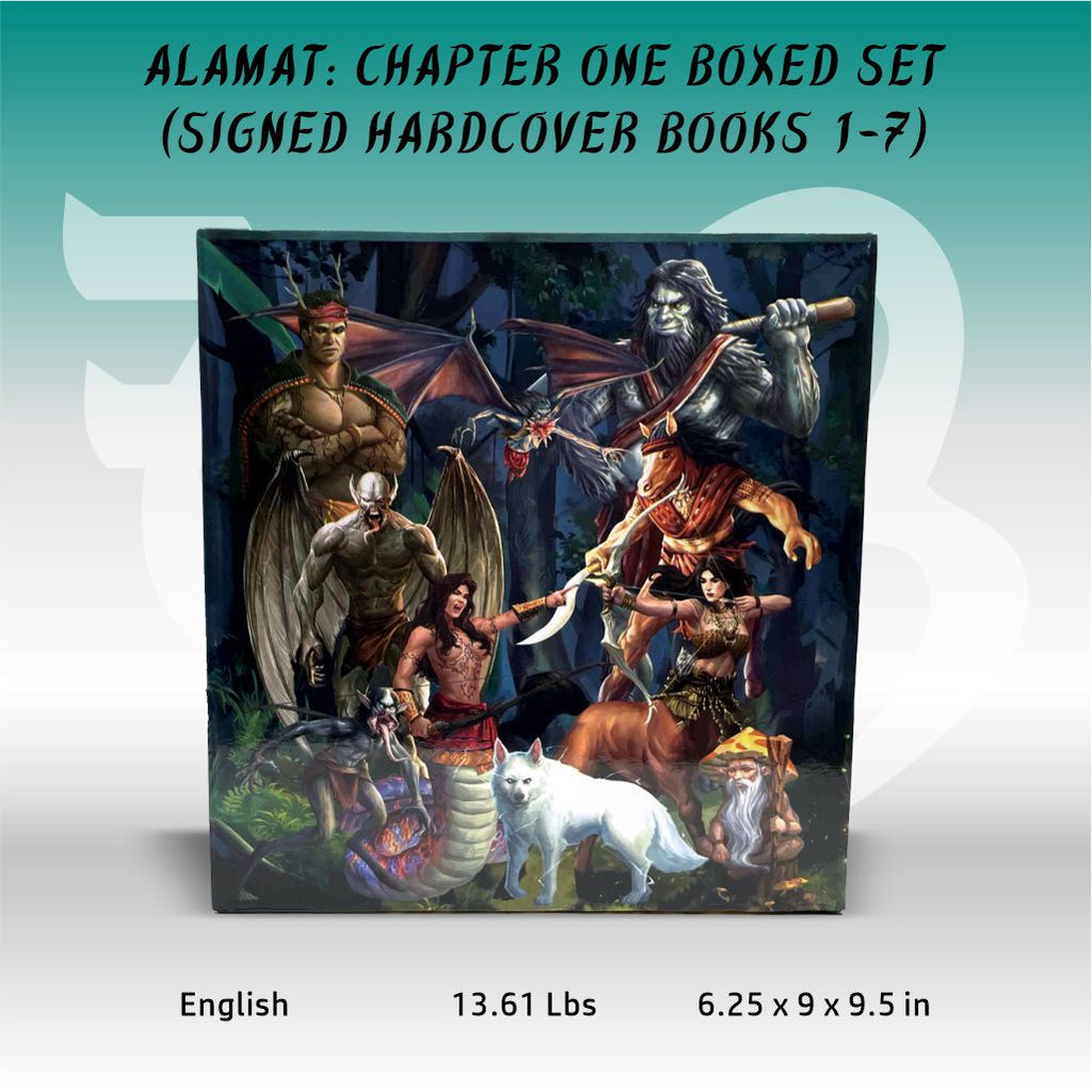 Alamat: Chapter 1 Boxed Set (Signed Hardcover Books 1-7 w/ Free Bookmarks)