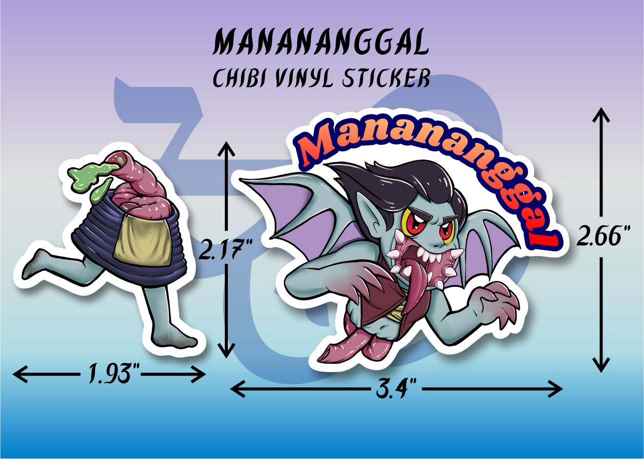 Die-cut Chibi Stickers